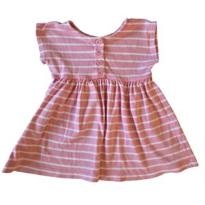 Hanna Andersson Pastel Pink/White Striped Tunic Dress